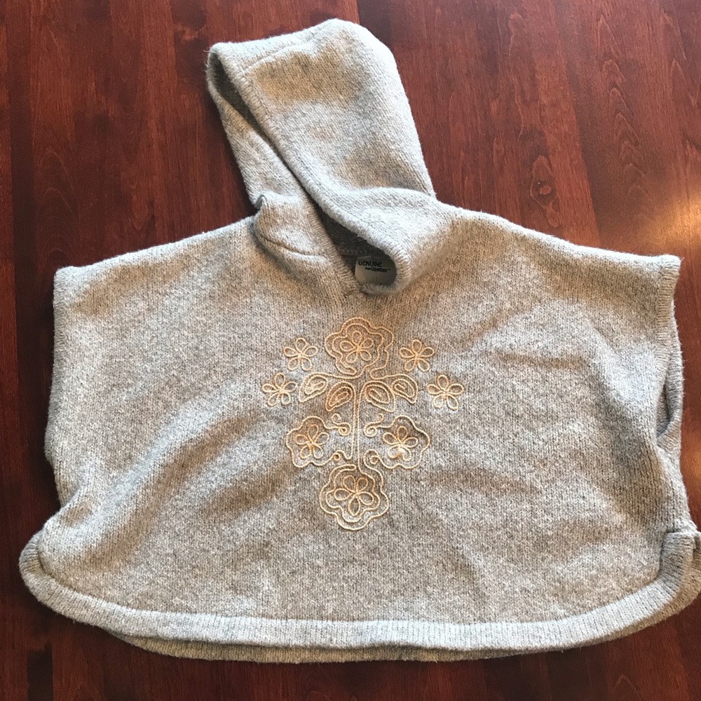 Toddler Girls OshKosh Knit poncho/cape